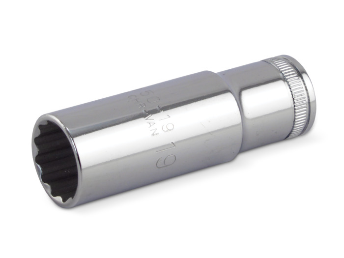 50-19 AF Steckschlüssel-Einsätze, 1/2", extra lang, AF-Größen