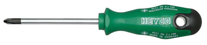 4511 Cross Slot screwdrivers for cross slot screws PHILLIPS-RECESS