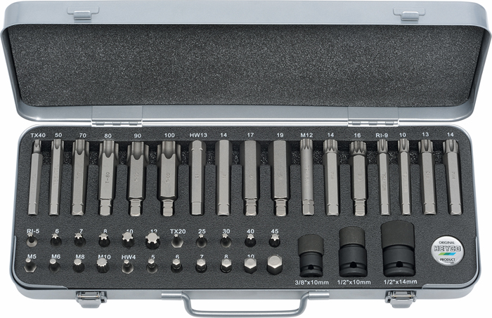 6700 IMPACT-Tool set for operation with compressed air, 45 pcs.