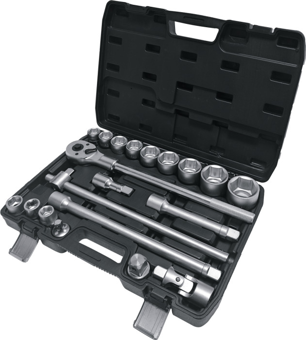 50210130080 Steckschlüsselgarnitur, 3/4", 20-tlg.