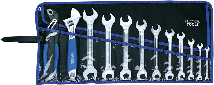 R 50800 Set of double ended open jaw wrenches