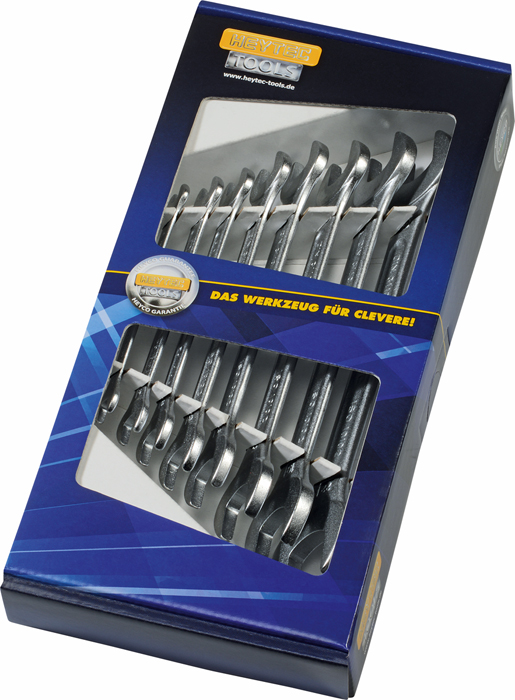 B 50800 Set of double ended open jaw wrenches