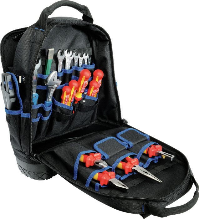 5081054-26 Elektriker Rucksack mit VDE-Werkzeugsortiment, 25-tlg.