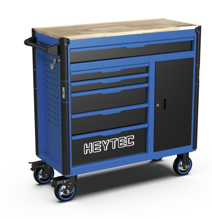 5081133 Workshop trolley with 6 drawers, empty