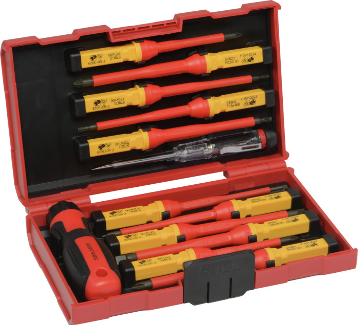 50841200900 VDE screwdriver set with interchangeable blades, 13 pcs.