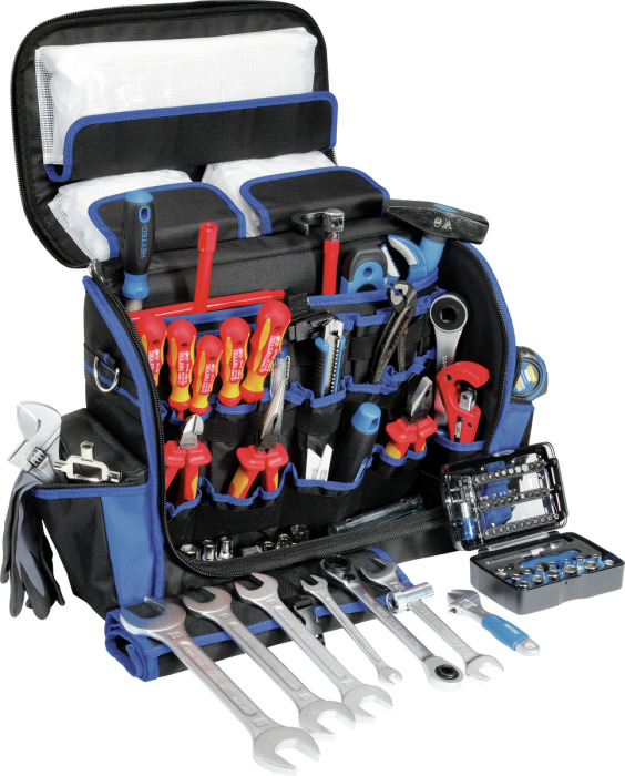 50848-10 Sanitary tool set in shoulder bag, 109 pcs.