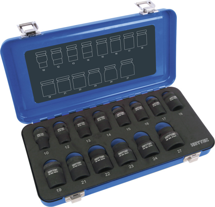 50863001436 1/2" IMPACT-Socket set, 14-pcs.