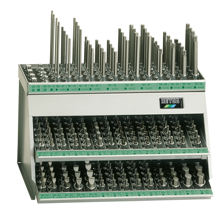 50-65-M Dispensers containing Sockets and Screwdriver Sockets, 325 pcs., 1/2"
